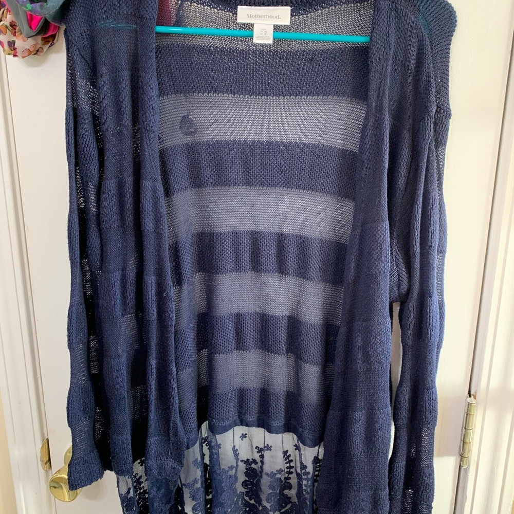 Motherhood maternity sweater jacket